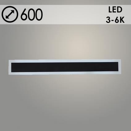 Светильник YH1097/38W BK черный 2x19W LED 3000K-6000K d600, 24